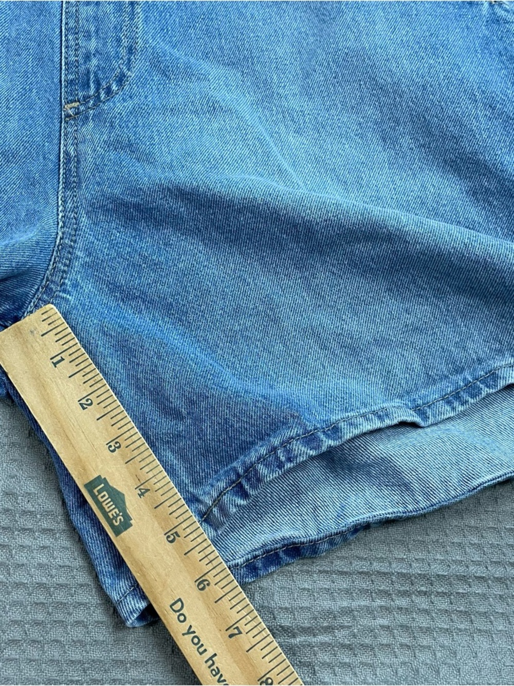 New Levi’s Shortalls Short Overalls XL Women’s Light Wash Vintage Style - Picture 8 of 10